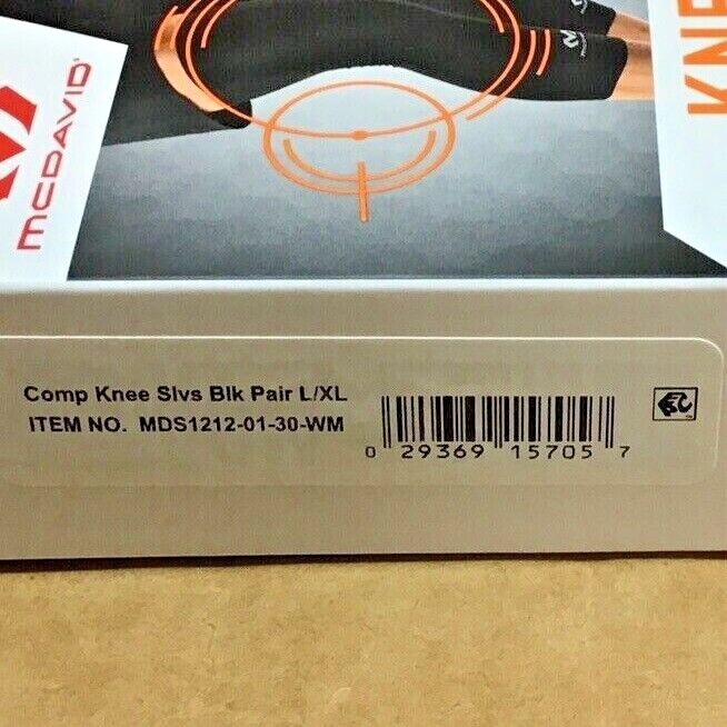 McDavid Sport Knee Compression Sleeve Pair Black Level 1