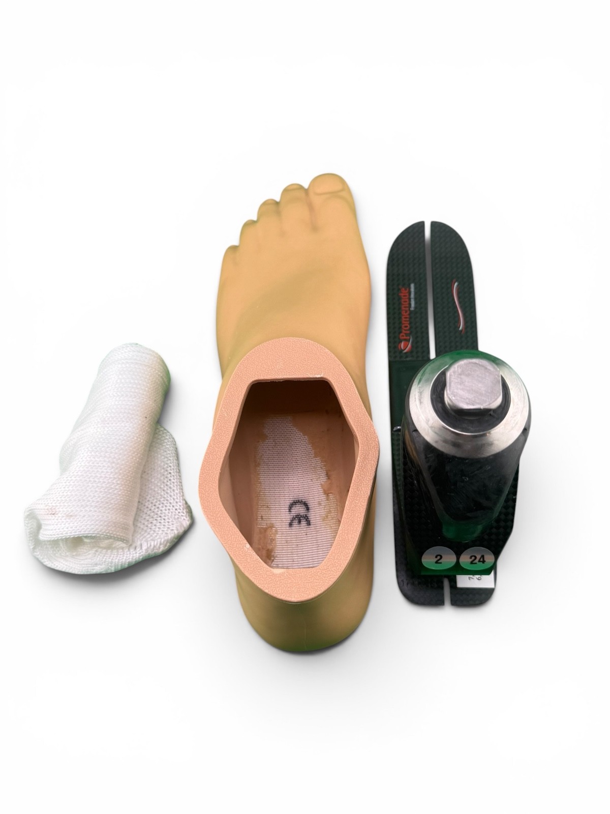 Freedom Promenade Prosthetic Foot, Size 24 Category 2, left. READ