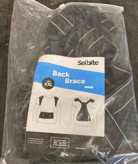 Posture Corrector for Women and Men Adjustable Mid and Upper Back Brace Selbite