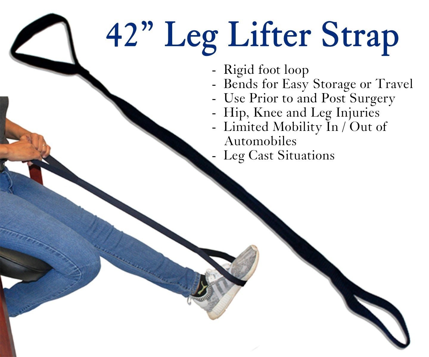 7-Piece Hip & Knee Kit – Leg Lifter, Reachers, Sock Aid, Dressing Stick & More –
