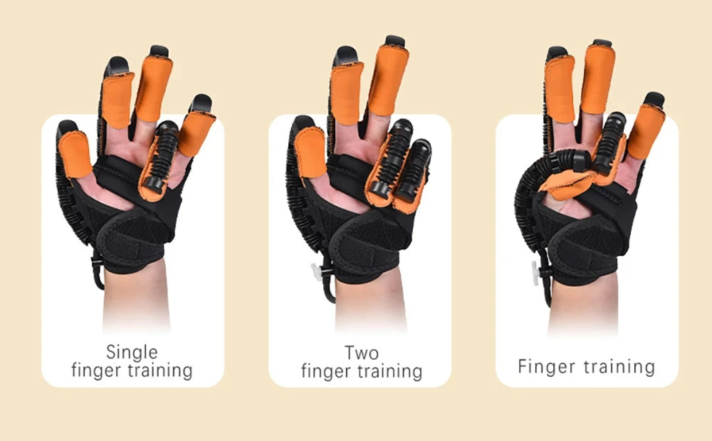 Hand Function Rehabilitation Robot Gloves for Finger Hemiplegia Trainer Type-C