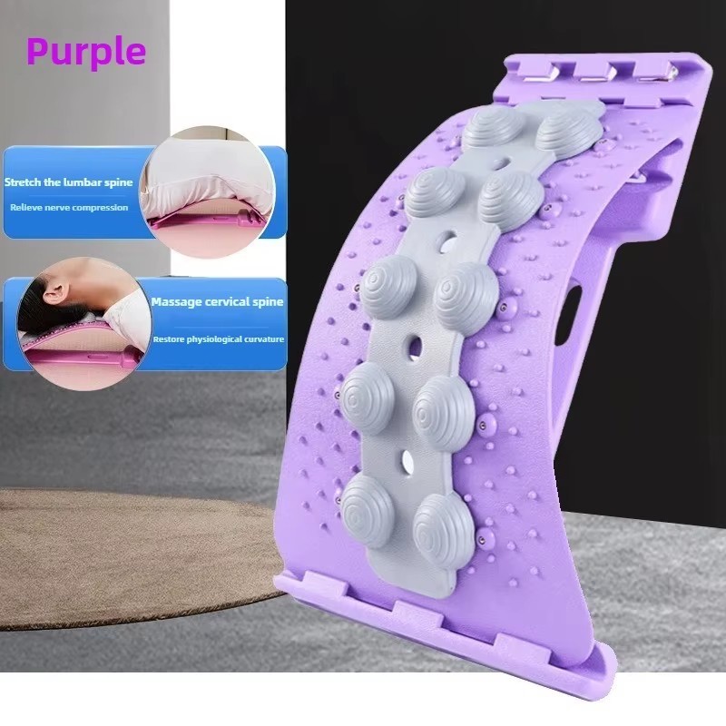 Back Stretcher for Lower Back Pain Relief – 4-Level Adjustable Lumbar Support…