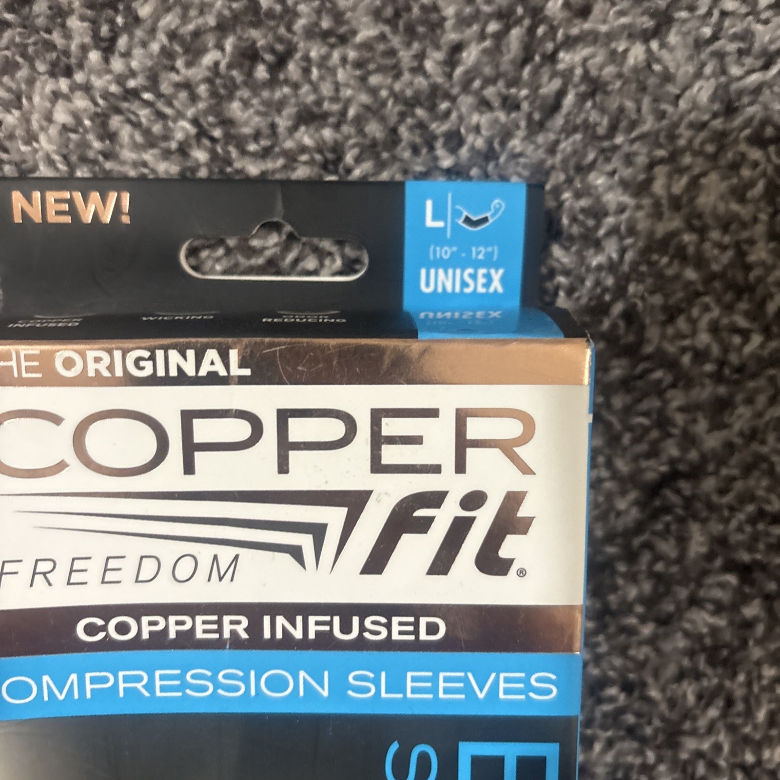 Copper Fit Freedom Compression Elbow Sleeve Large THE ORIGINAL