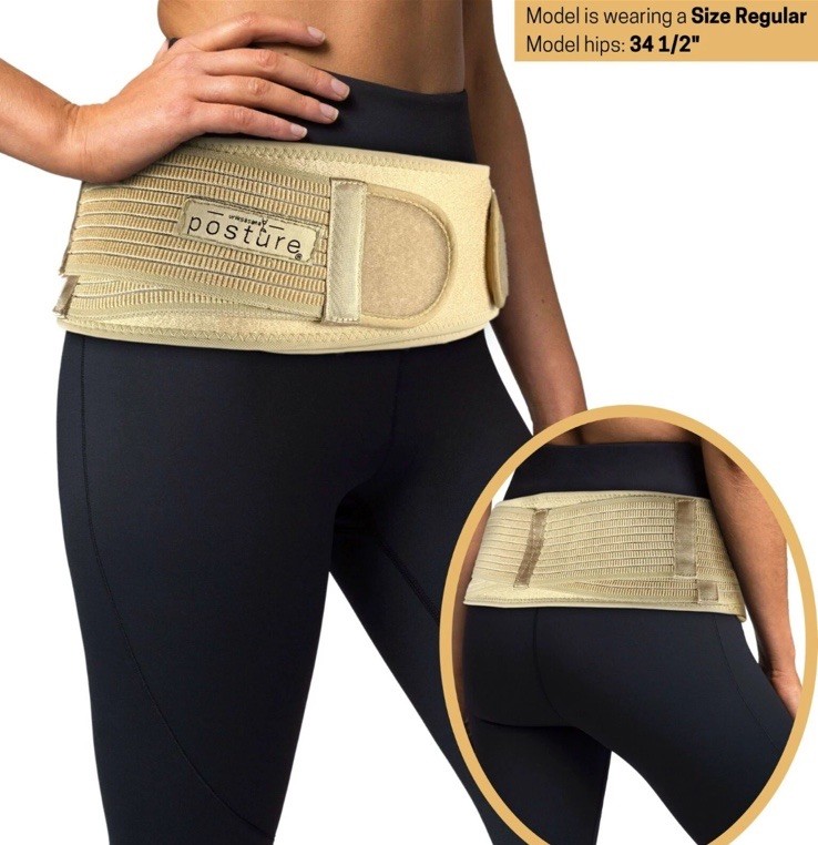 Vriksasana Women’s and Men’s Posture Sacroiliac Hip Belt Sciatic Regular Sze