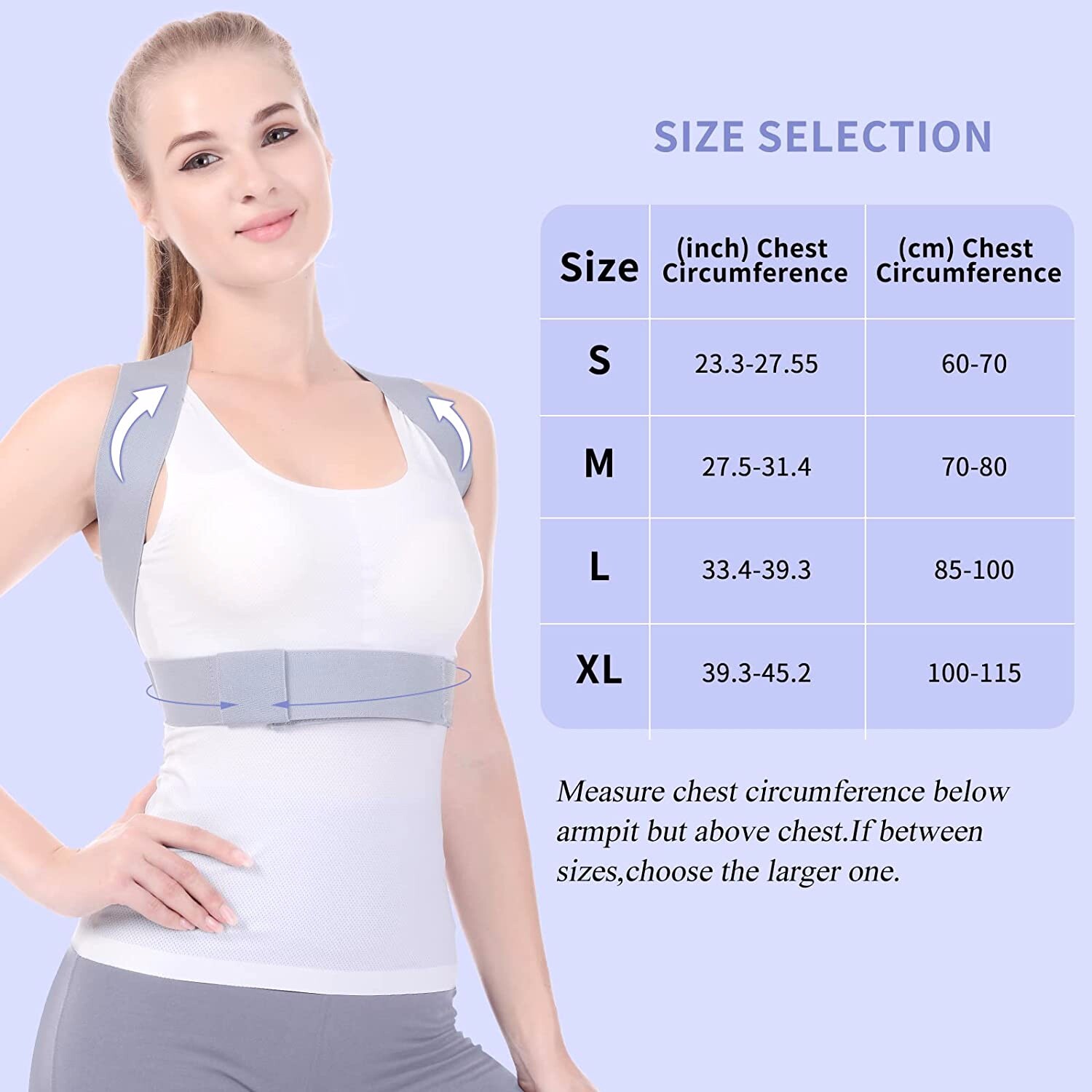 New– Anoopsyche Posture Corrector Adjustable Upper Posture Brace for Support