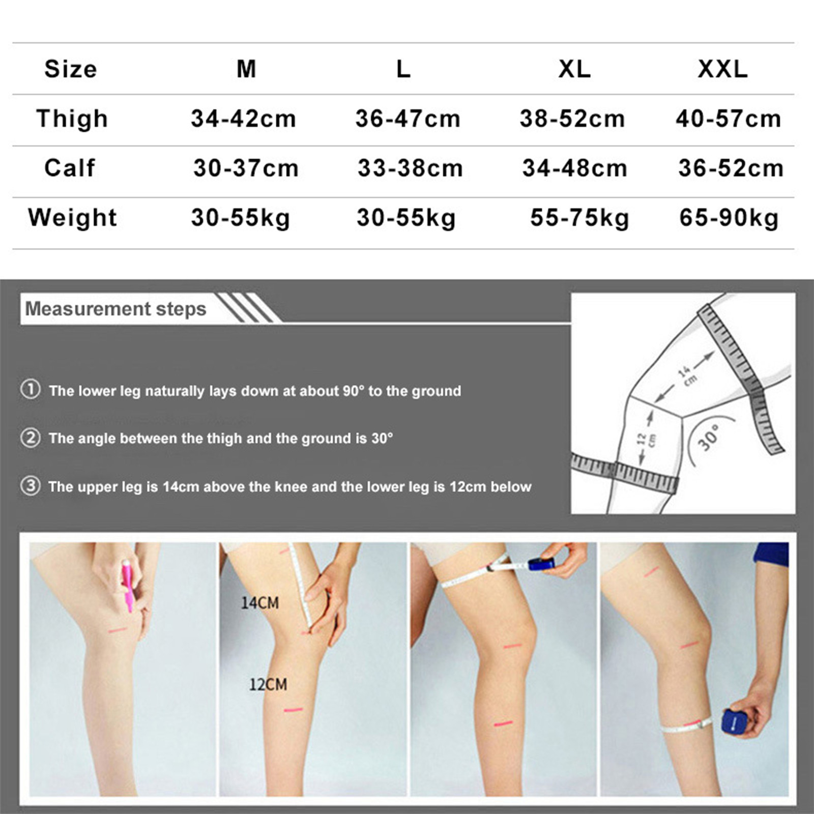 2 Knee Brace Sleeve Compression Support Sport Gym Joint Pain Arthritis Relief US