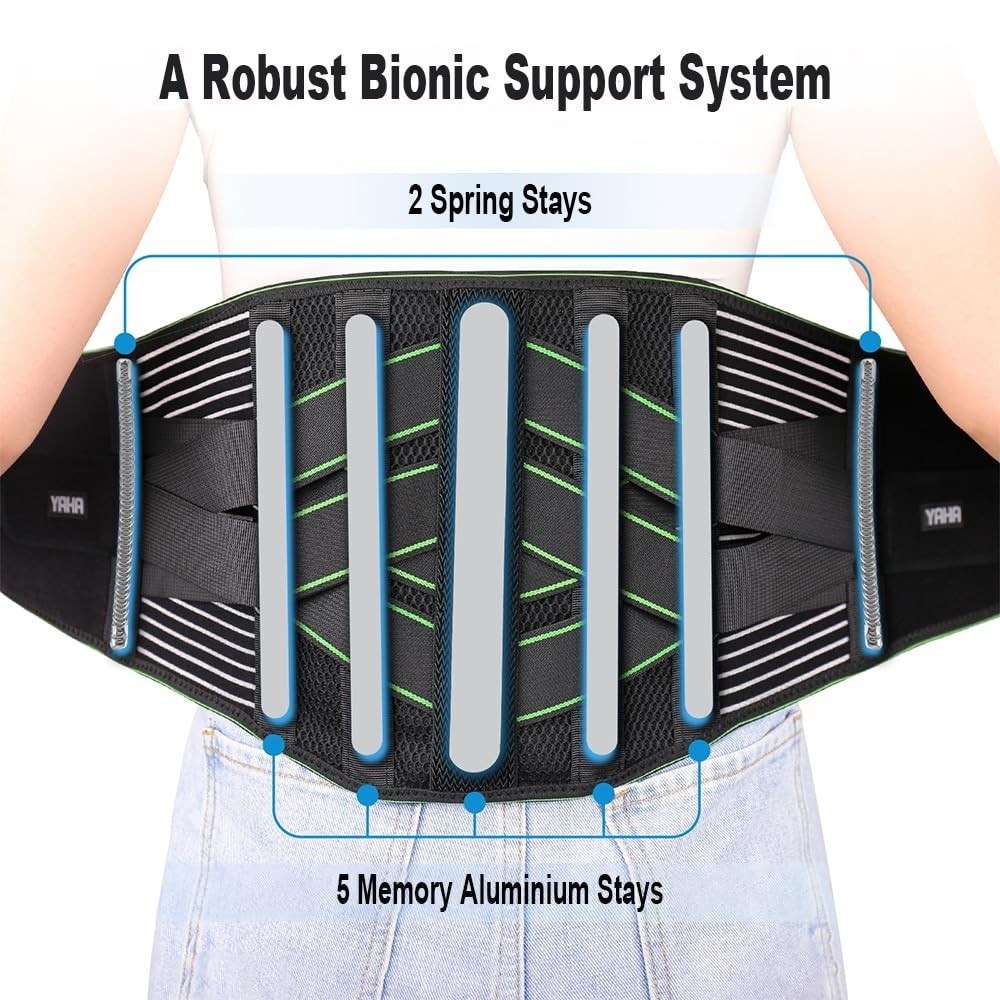 Back Brace for Lower Back Pain Relief for Women/Men with Lumbar Pad, Back Sup…