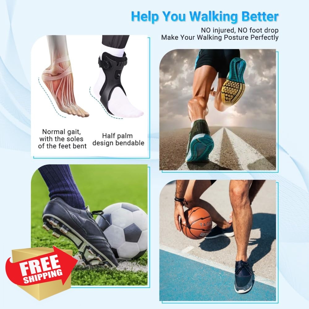 Malloraned AFO Foot Drop Brace Right Small