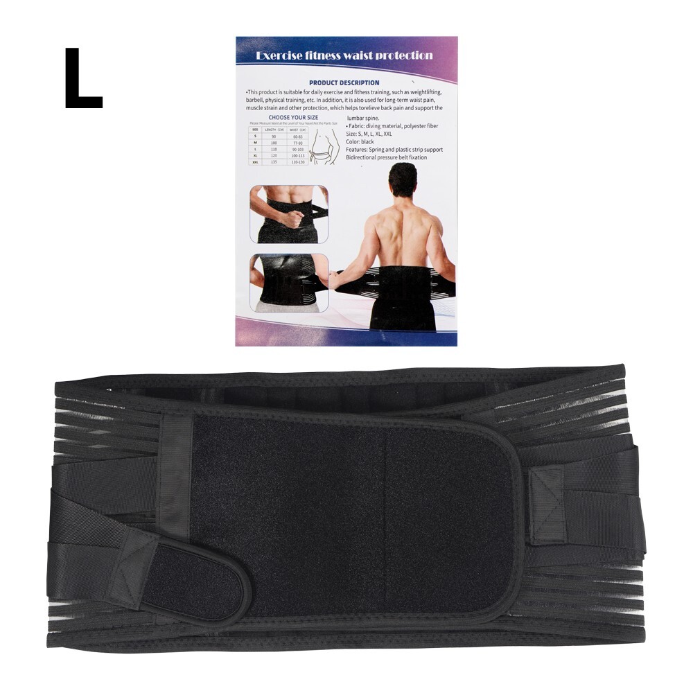 Back Support Lower Back Brace Pain Relief Lumbar Support Belt Sciatica Men Women