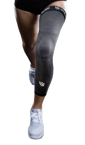NEW Vital Salveo-Germanium Recovery Compression Sports Full Leg Sleeve SMALL