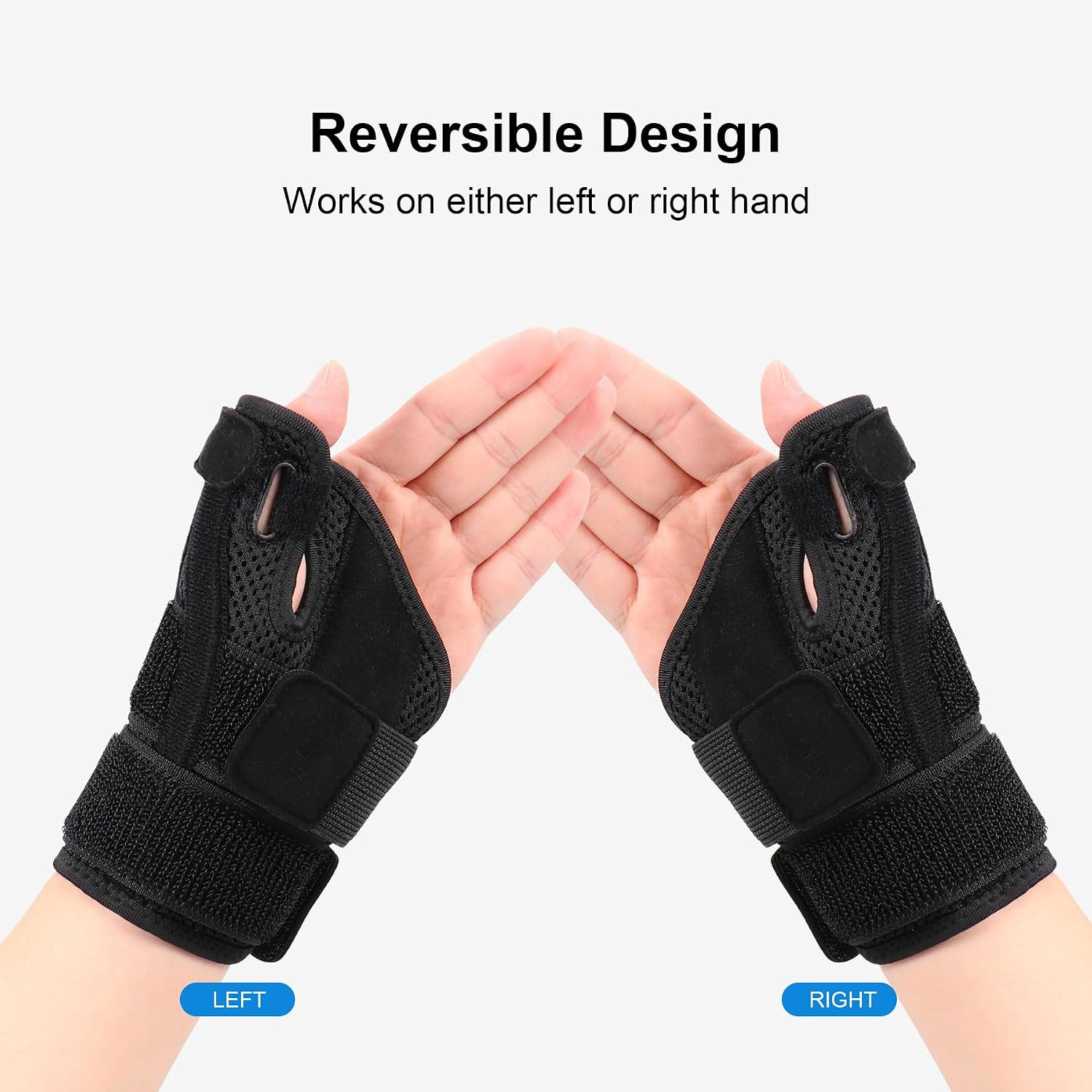Thumb Spica Splint Brace Right Left Hand Women and Men, CMC with Thumb Suppor…