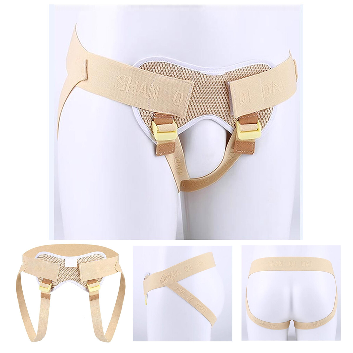Hernia Support Belt Double Groin Sports Hernia Pain Relief Truss Brace For Men