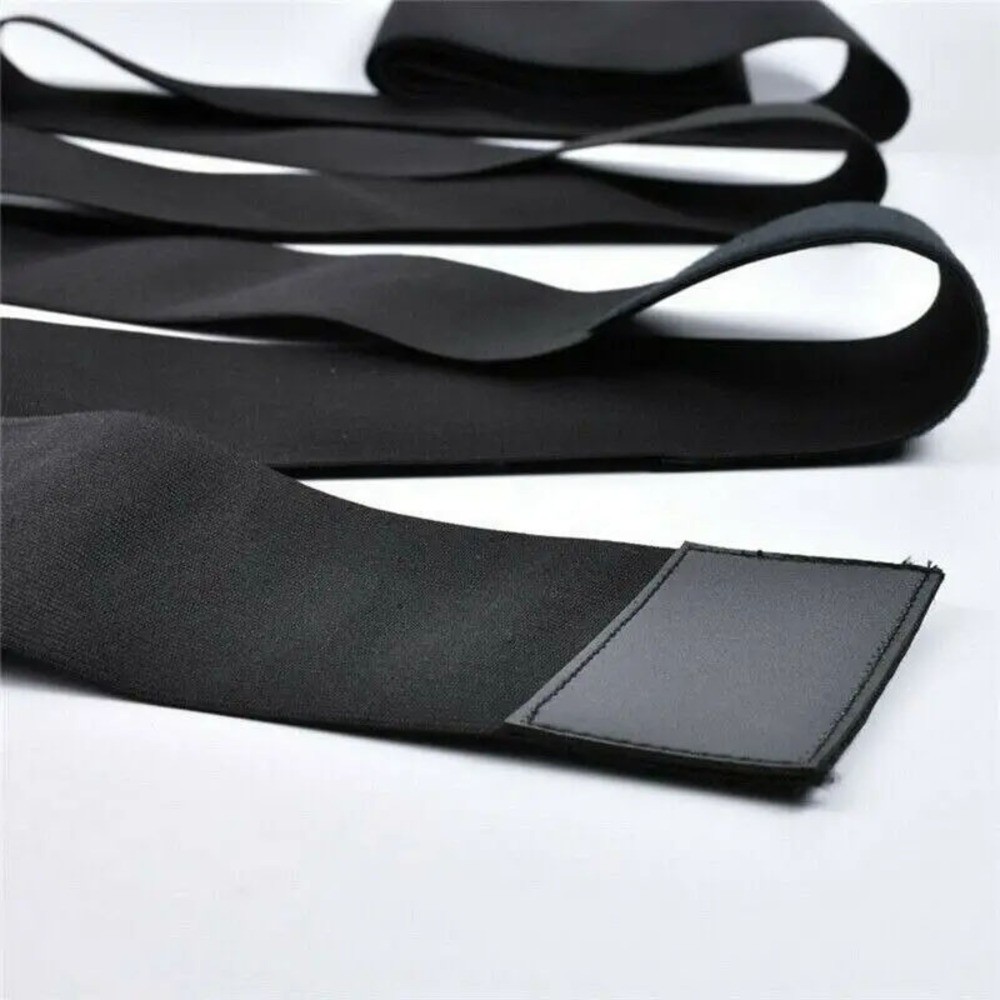 Wrapped Elastic Detachable Body Slimming Tummy Control Belt, 1PCS for (Black)