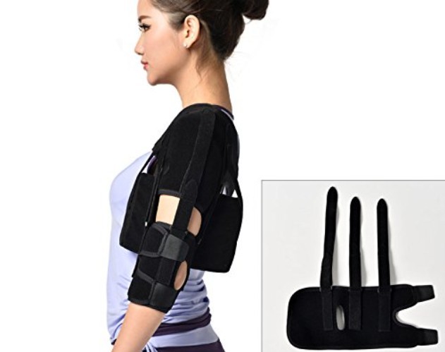 Breathable Polyester Arm Sling for Hemiplegia Recovery – Adjustable Design