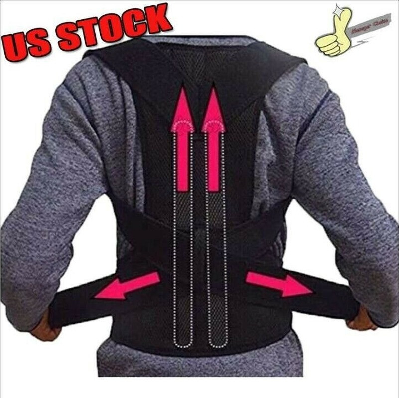 Posture Corrector Improve Thoracic Kyphosis Back Support Brace Prevent Slouching
