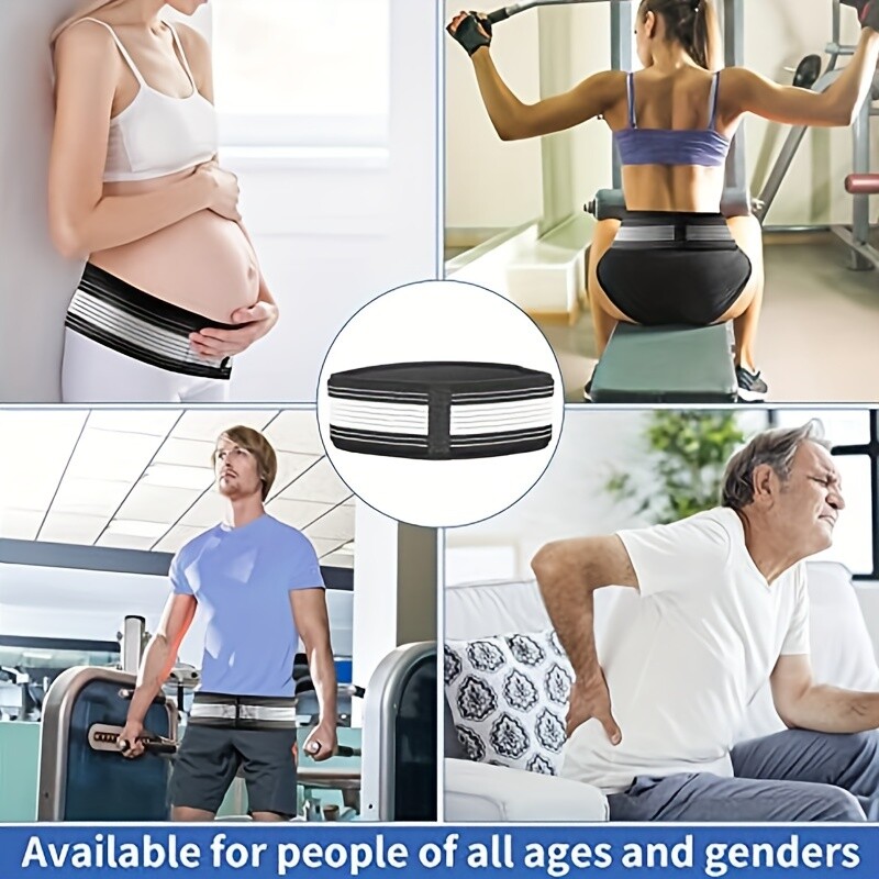 Sacroiliac Hip Belt for Women and Men That Alleviates Sciatic Pelvic Lower Back