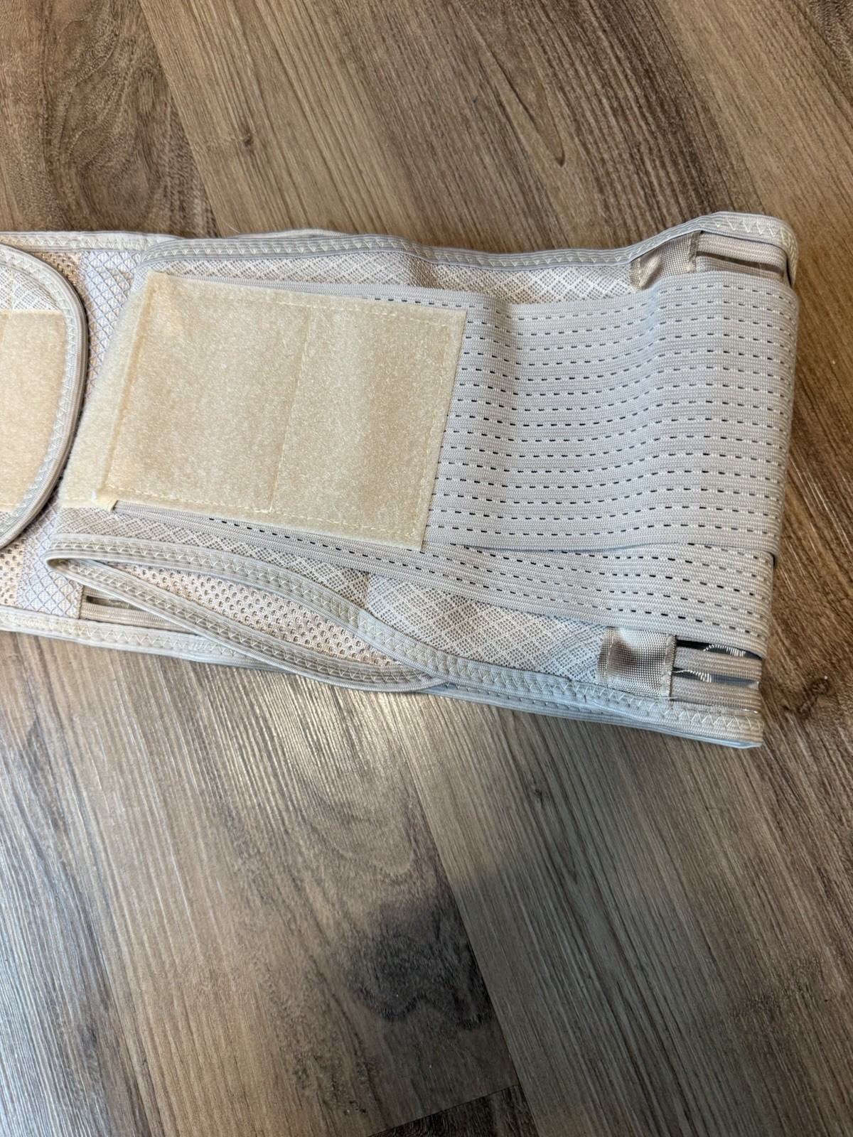 Sparthos Back Support Belt Back Pain Relief SIZE-L Beige Fits 44–52″ Waist