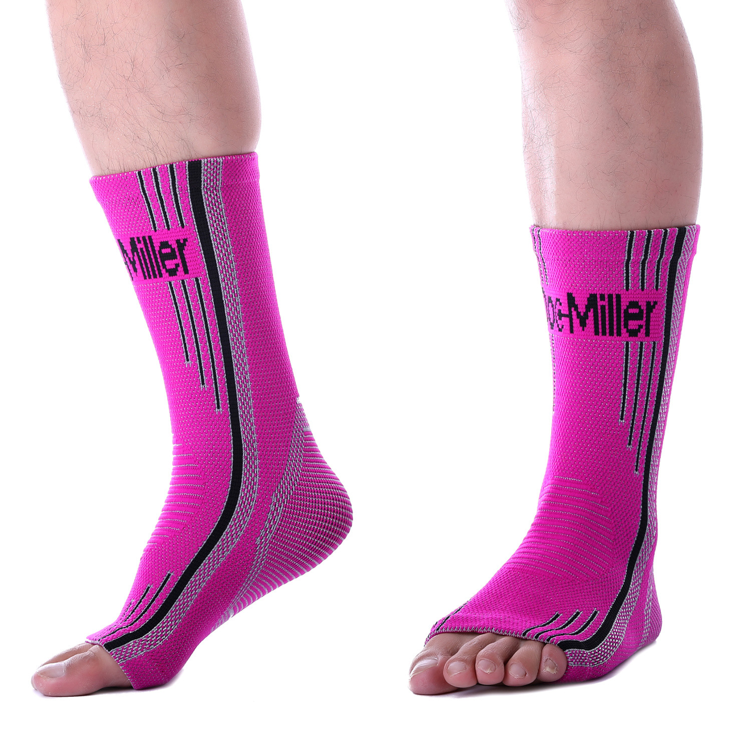 Doc Miller Ankle Compression Brace Sleeve Plantar Fasciitis Tendonitis SLD PINK
