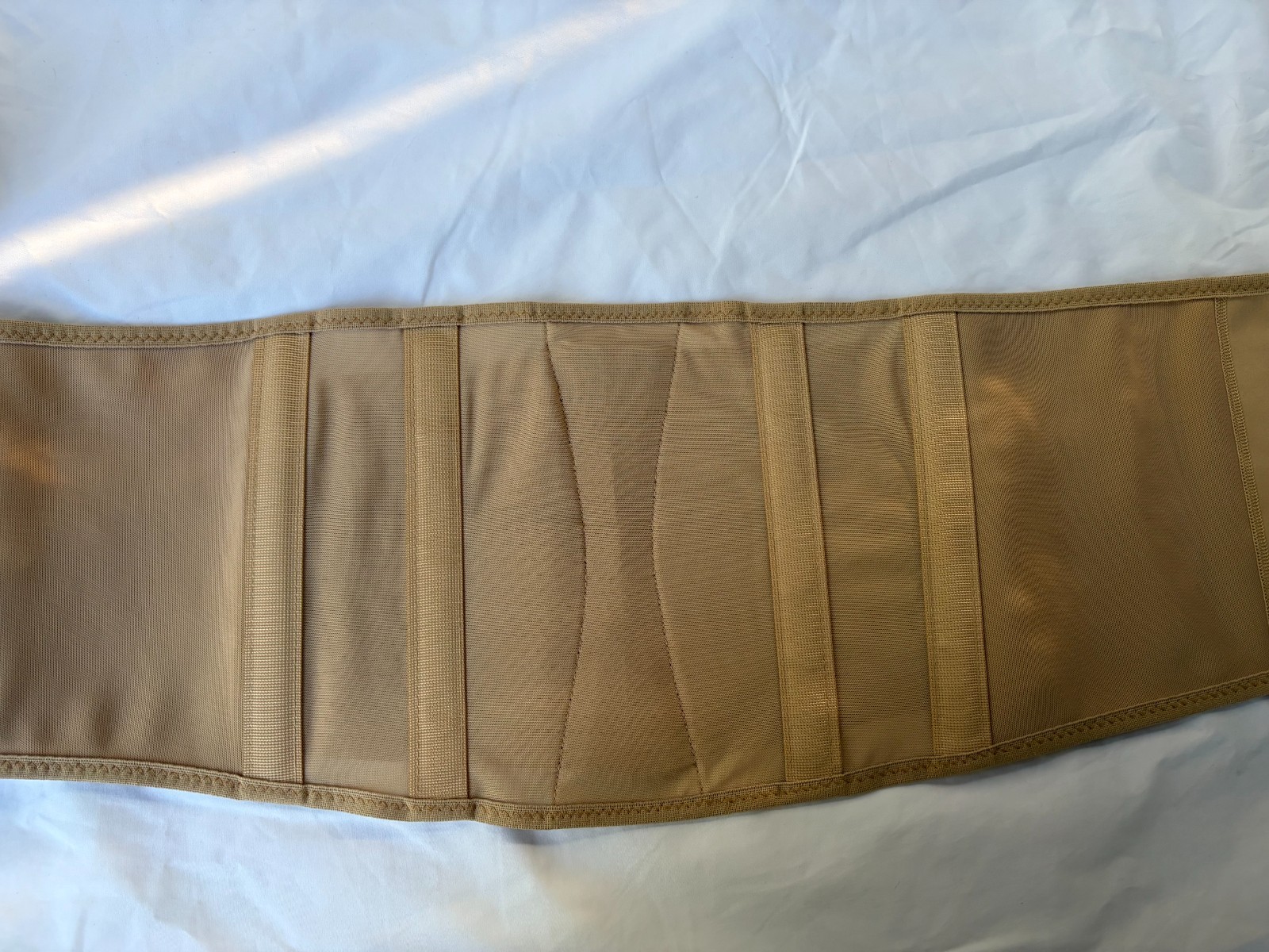 Copper Fit Targeted Compression Back Support Brace Large 42-44 Beige Adjustable