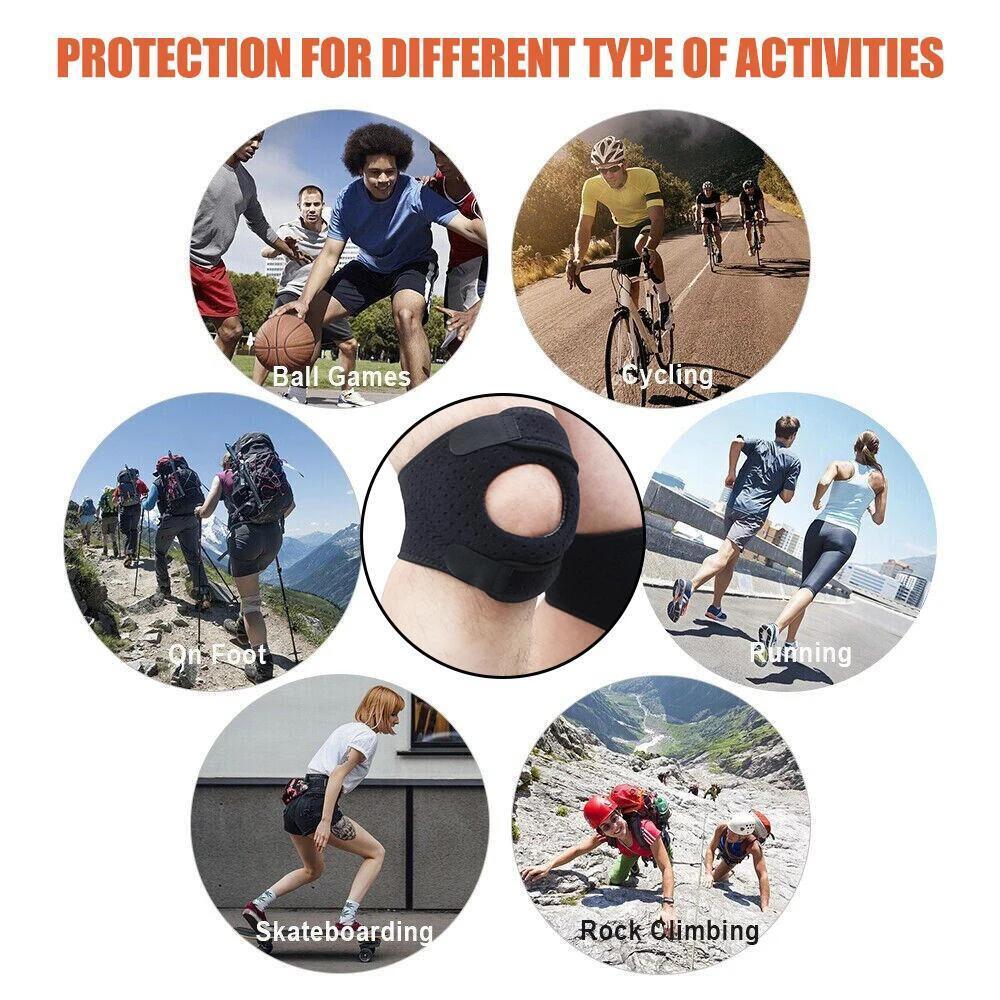 Knee Brace for Knee Pain Relief – Patella Stabilizing Support w/ Anti-Collision