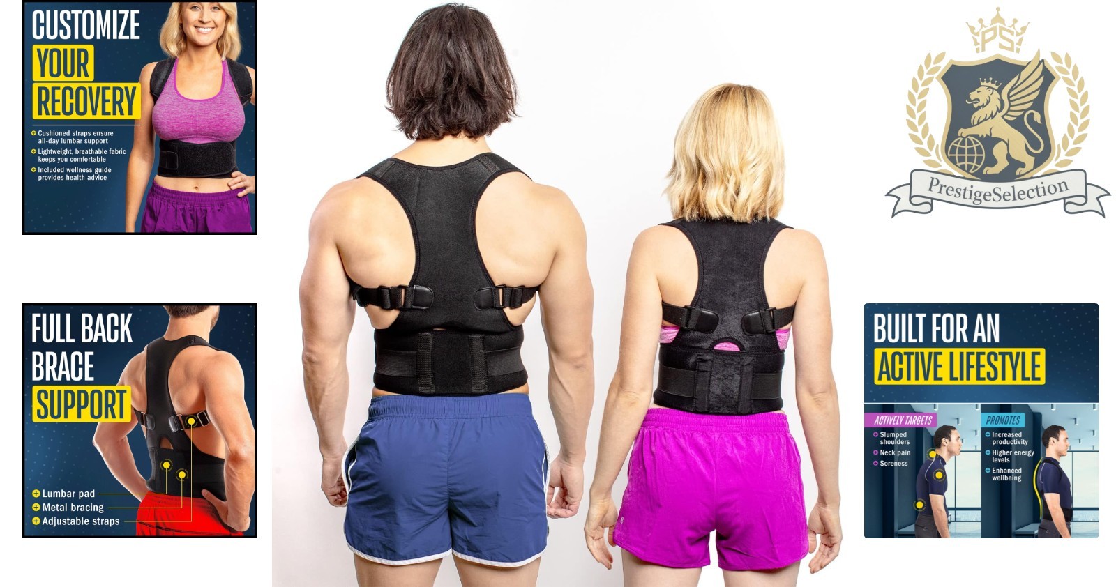 FlexGuard Posture Corrector for Pain Relief – Comfortable Support for Adults