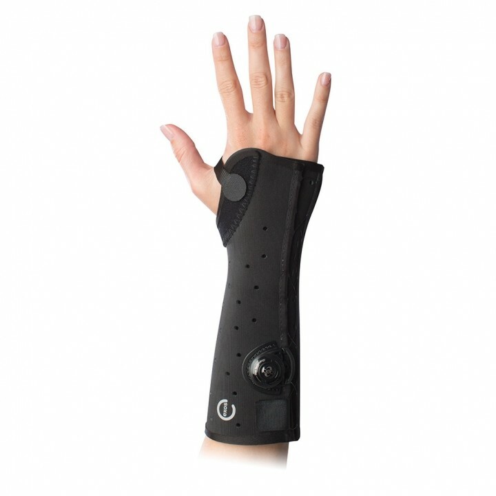 EXOS SHORT ARM FRACTURE BRACE POLKA DOT LEFT XSMALL — OPEN THUMB 312-31-3285 NEW