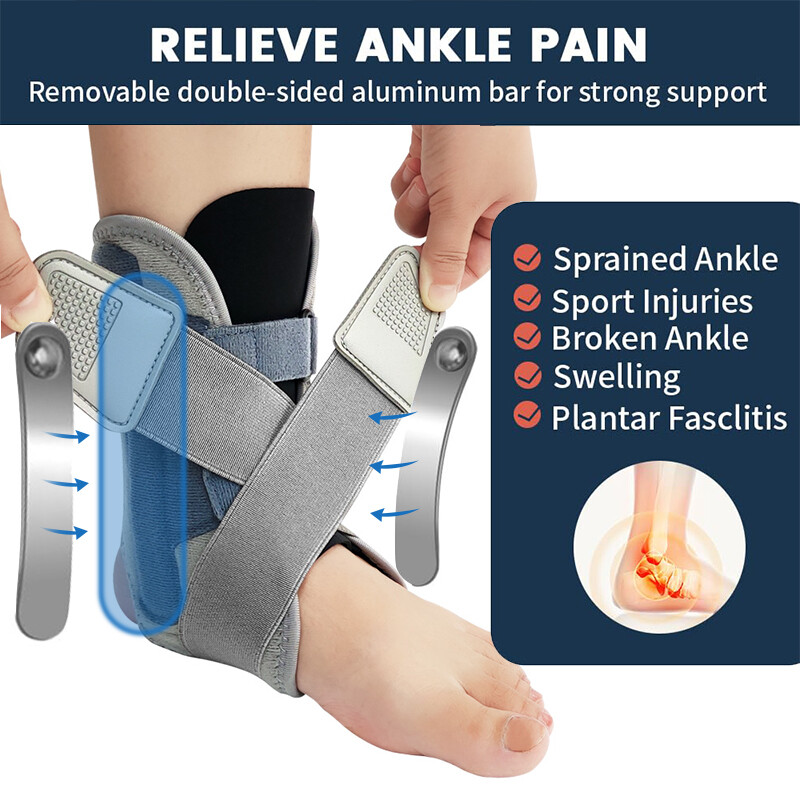 Ankle Brace Support for Sprained Ankle Wrap Plantar Fasciitis Relief Foot Brace