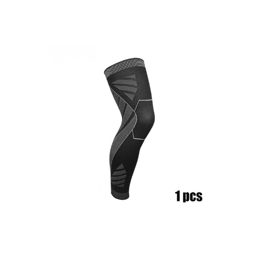 Full Leg Compression Sleeve Knee Support Brace for Sports Running Gym