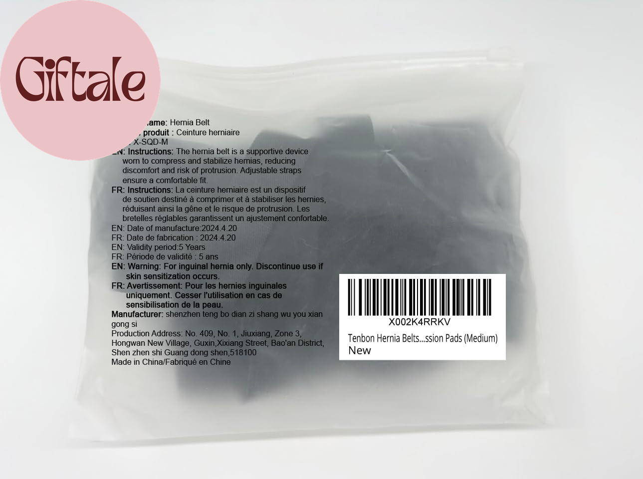 Inguinal Hernia Belts for Men – Bilateral/Double Groin Hernia Support Pre and Po