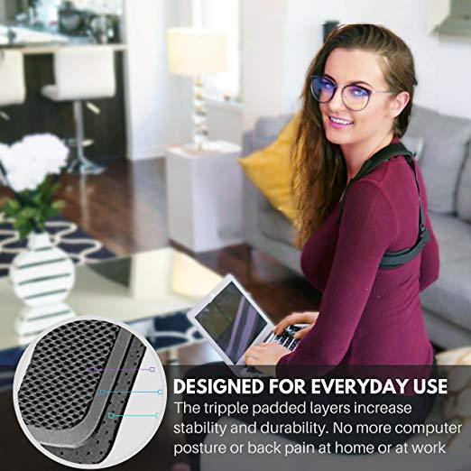 Women Posture Corrector Shoulder Corrector-Neck Back Pain Comfortable Alignment