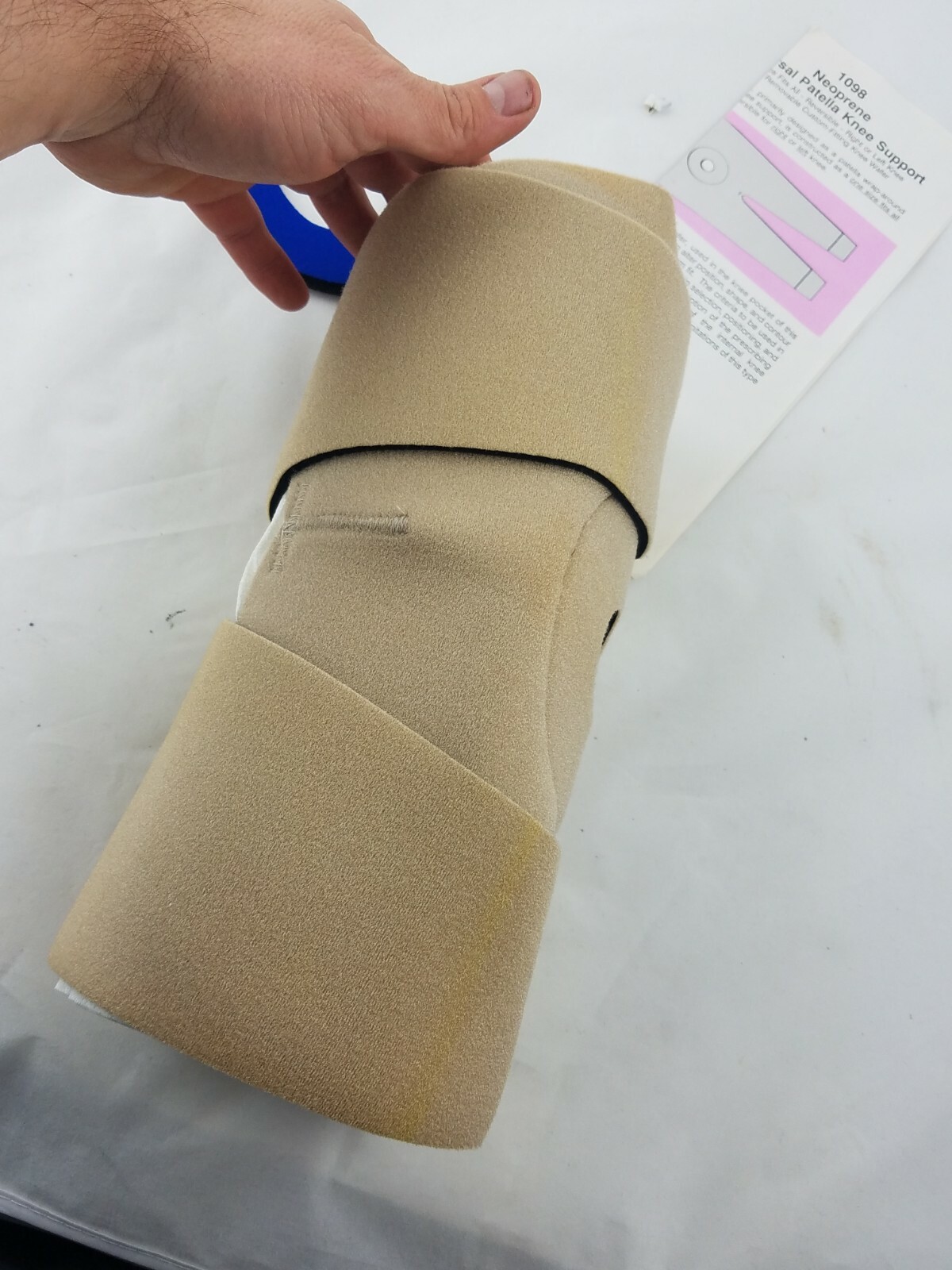 Universal Knee Brace Support Patella Neoprene With Removable Wafer USA Made