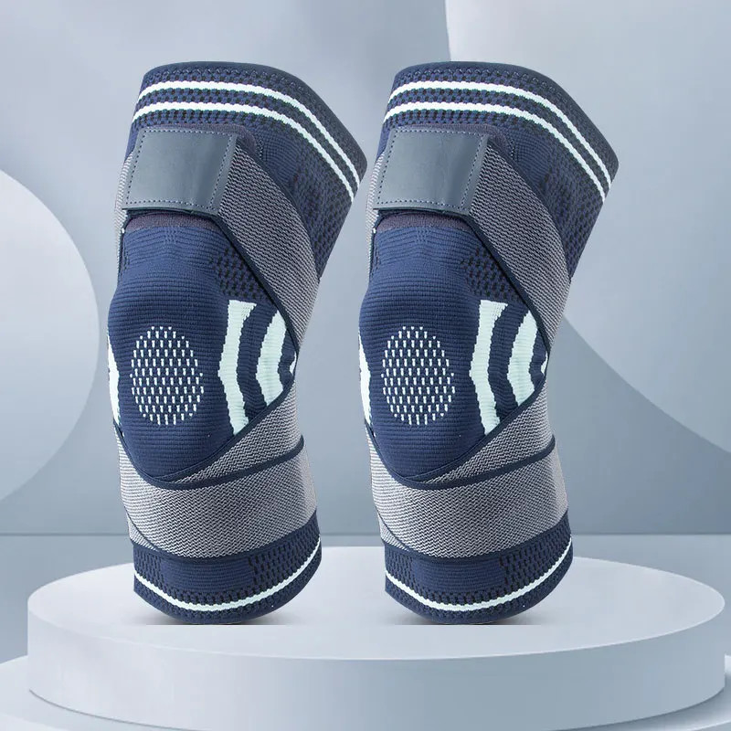 Knee Support for Sports Non-slip Silicone Safe Shock Absorption Breathable