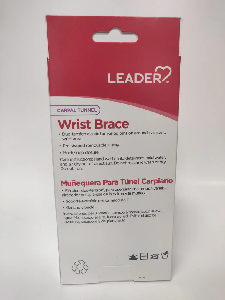 Leader Carpal Tunnel Wrist Brace Right Hand (Beige) X-Large, Reduces Pain and Pr