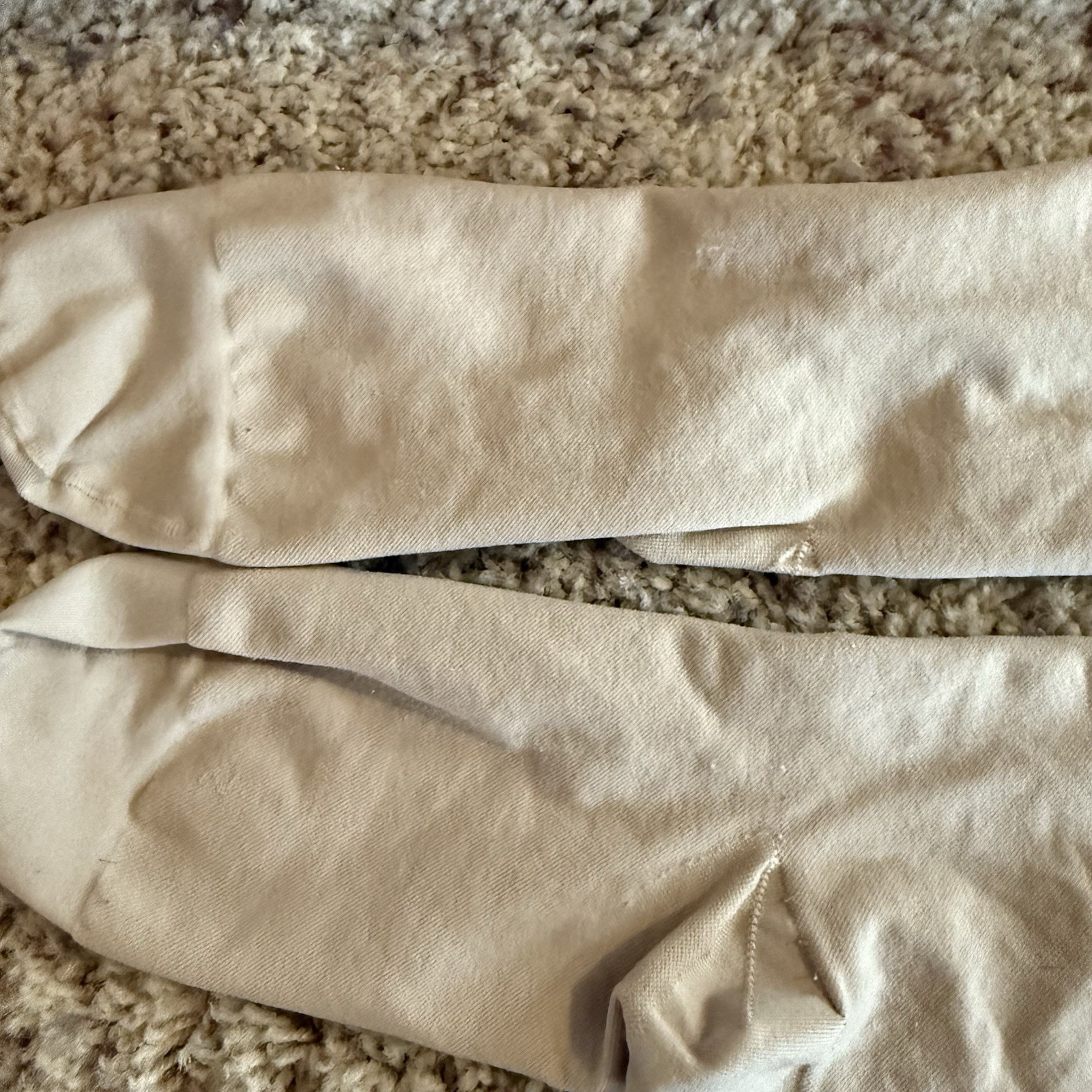 Juzo Soft Compression Stockings 2000 AD Size II 15-20mmHg Knee,FF, Petite Beige