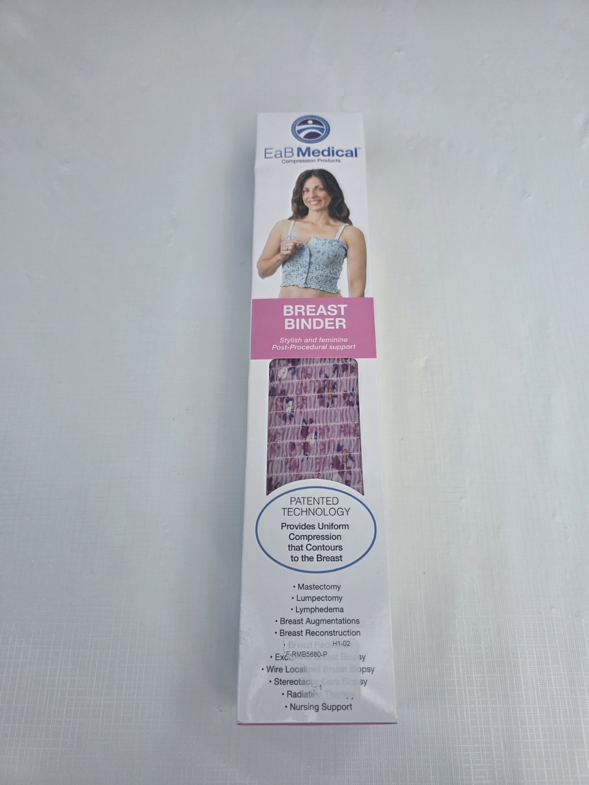Expand-A-Band Medical Lined Breast Binder 2XL/FL-LAV-DRFloral Lavender Lined