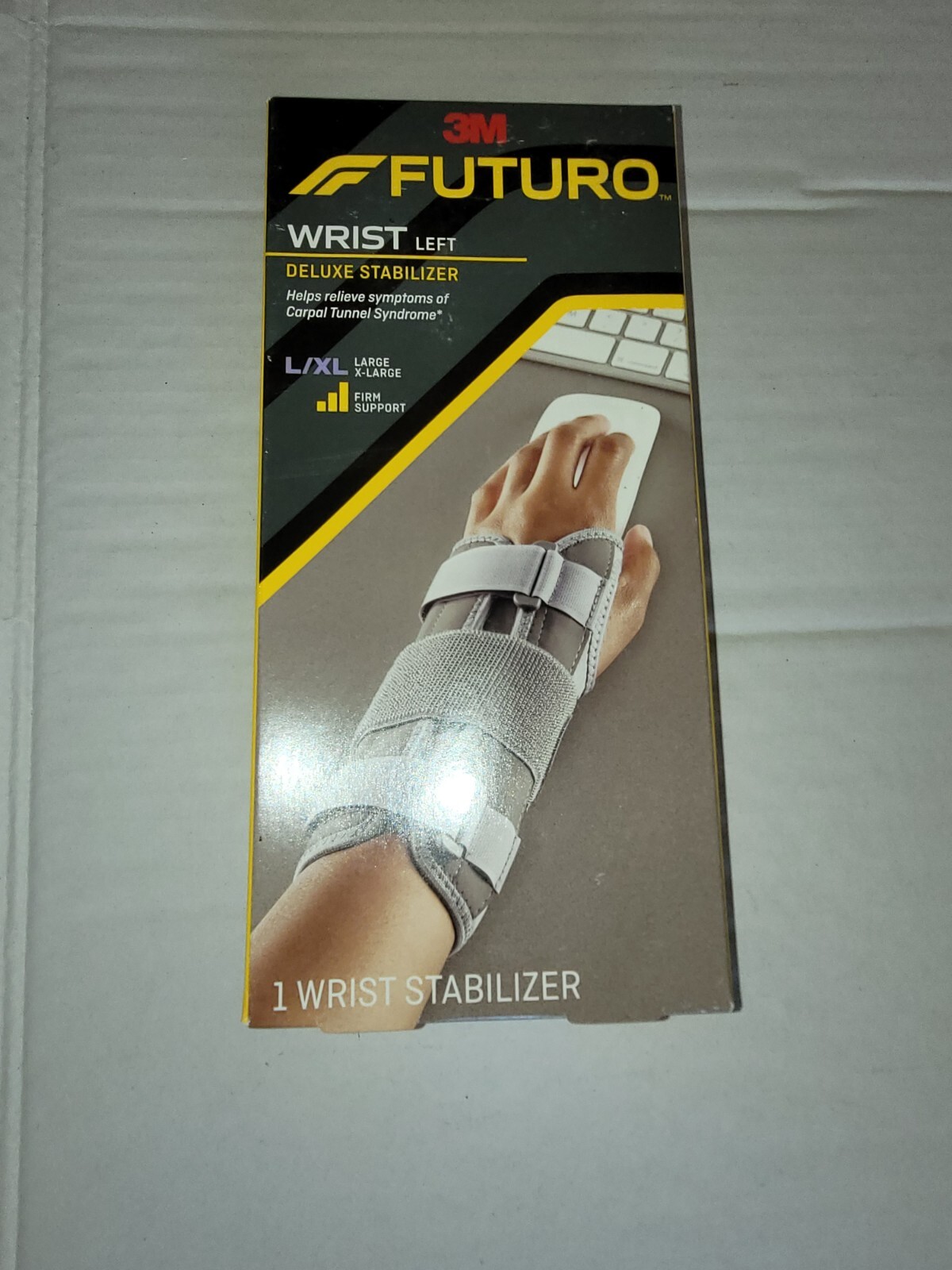 3M Futuro Wrist Deluxe Stabilizer LEFT LARGE / X-LARGE Firm Support