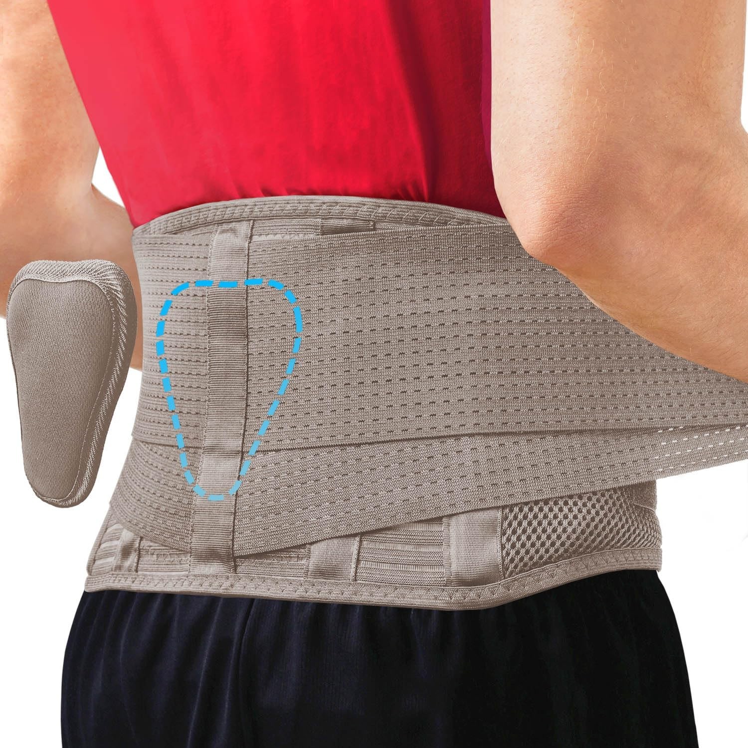 Active Lifestyle Back Brace – Adjustable Pain Relief for Running & Weightlifting