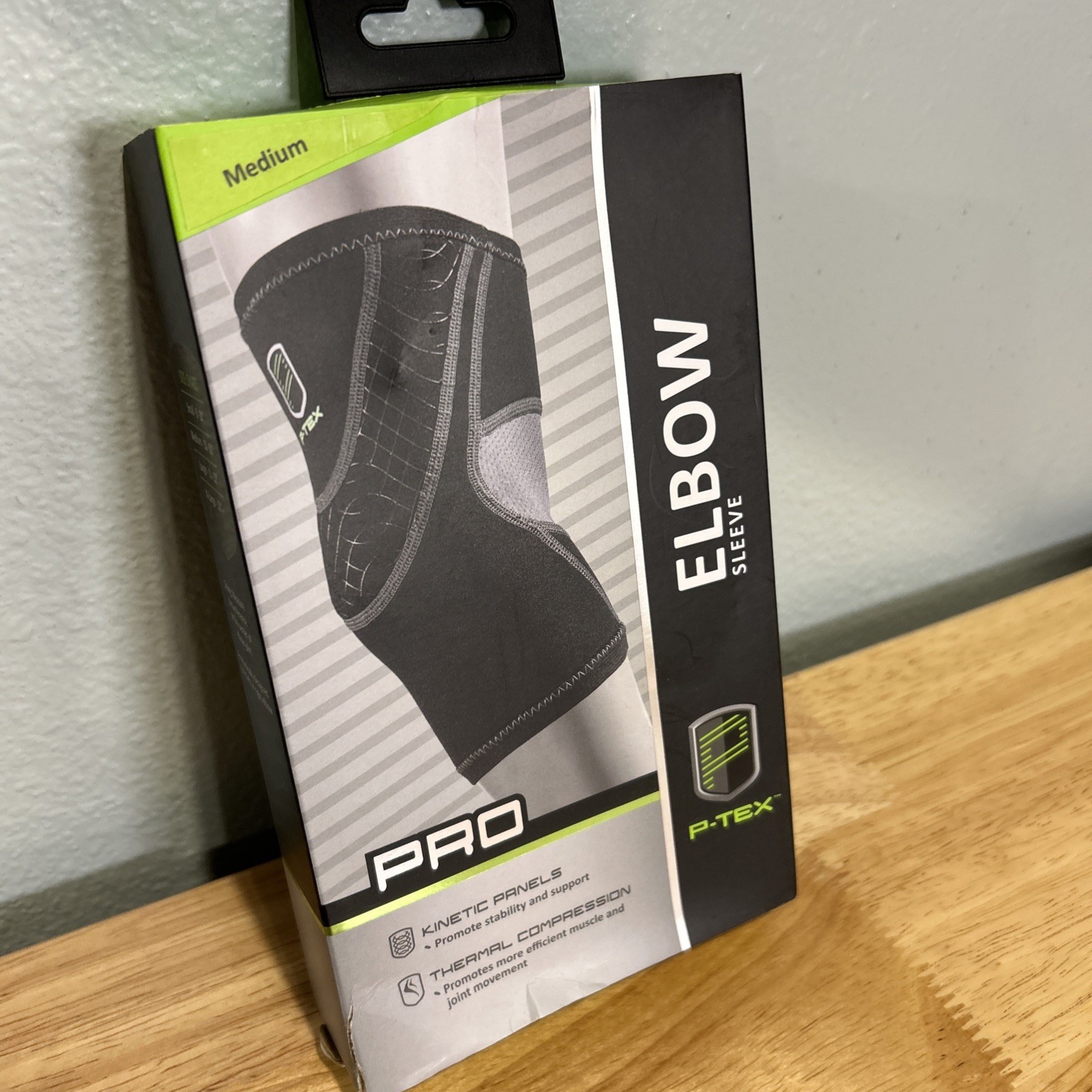 P-TEX PRO Knit Thermal Compression Elbow Sleeve Kinetic Paneling Medium TEXE200