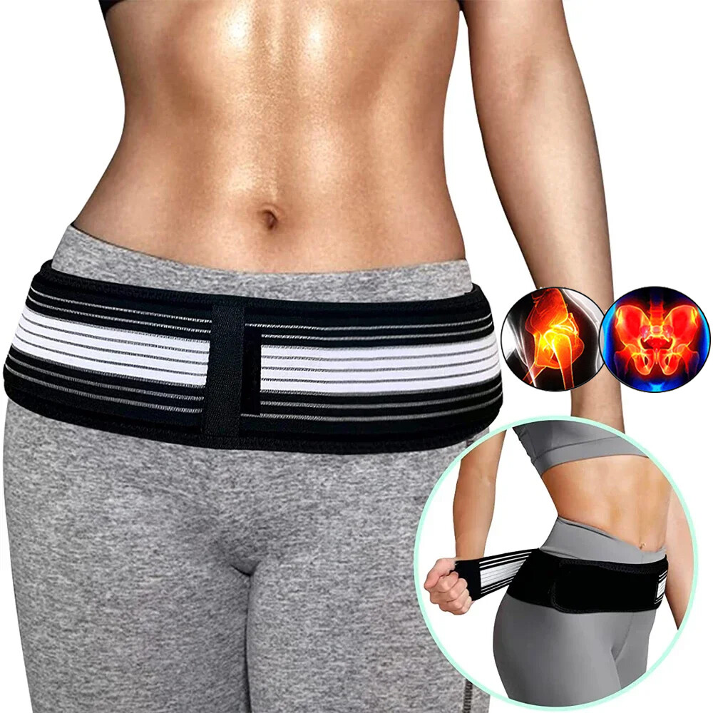 Sacroiliac SI Joint Hip Belt Lower Back Lower Lumbar Support Brace for Men Women