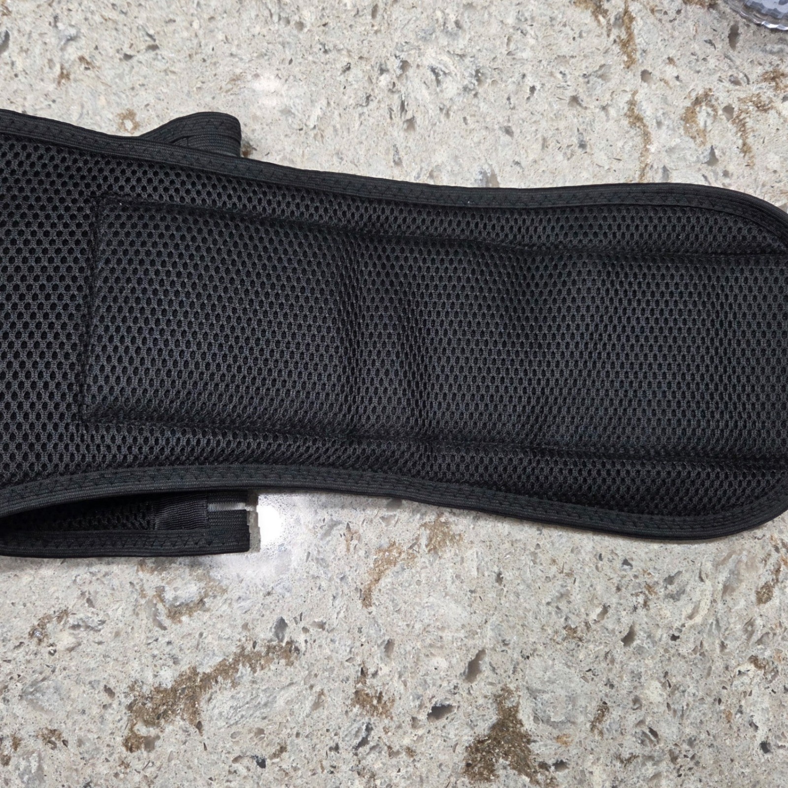 SPARTHOS Black Mesh Lumbar Support Belt Back Brace Size M Adjustable