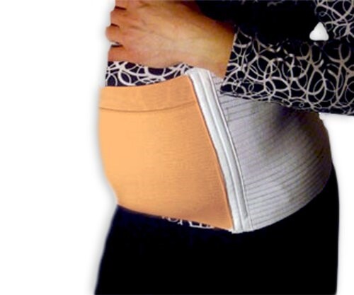Postpartum Maternity Belt with 9″ Wide Microfiber Double Layer Compression Panel
