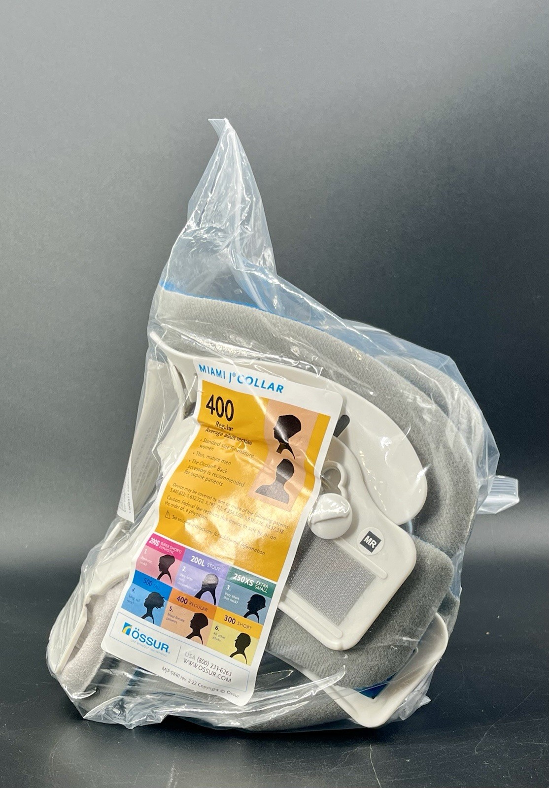 Ossur Miami J Cervical Collar Immobilizer MJ-500 Tall – Long Tall Neck