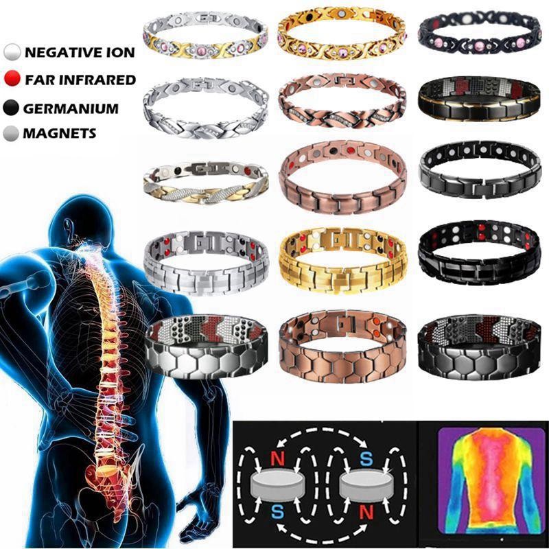 Healthy Bio Magnetic Bracelets for Women Men Therapy Bracelet Pain Relief