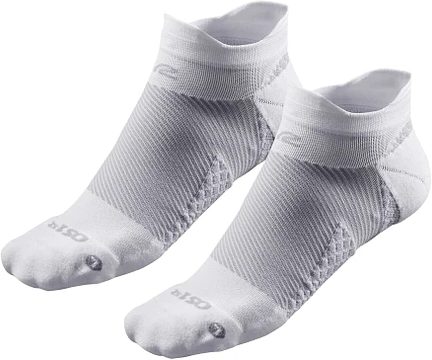 R-Gear Os1St Plantar Fasciitis No Show Socks for Men and Women (2 Pairs)