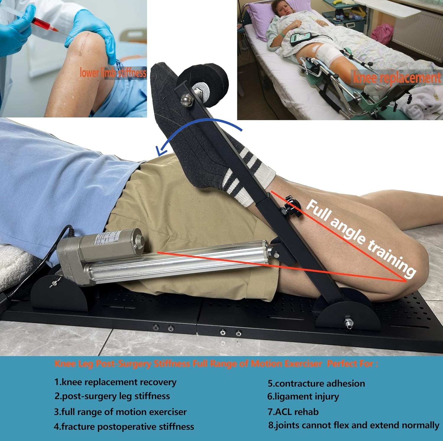 Electric Knee Therapy Exercise Strengthening Equipment