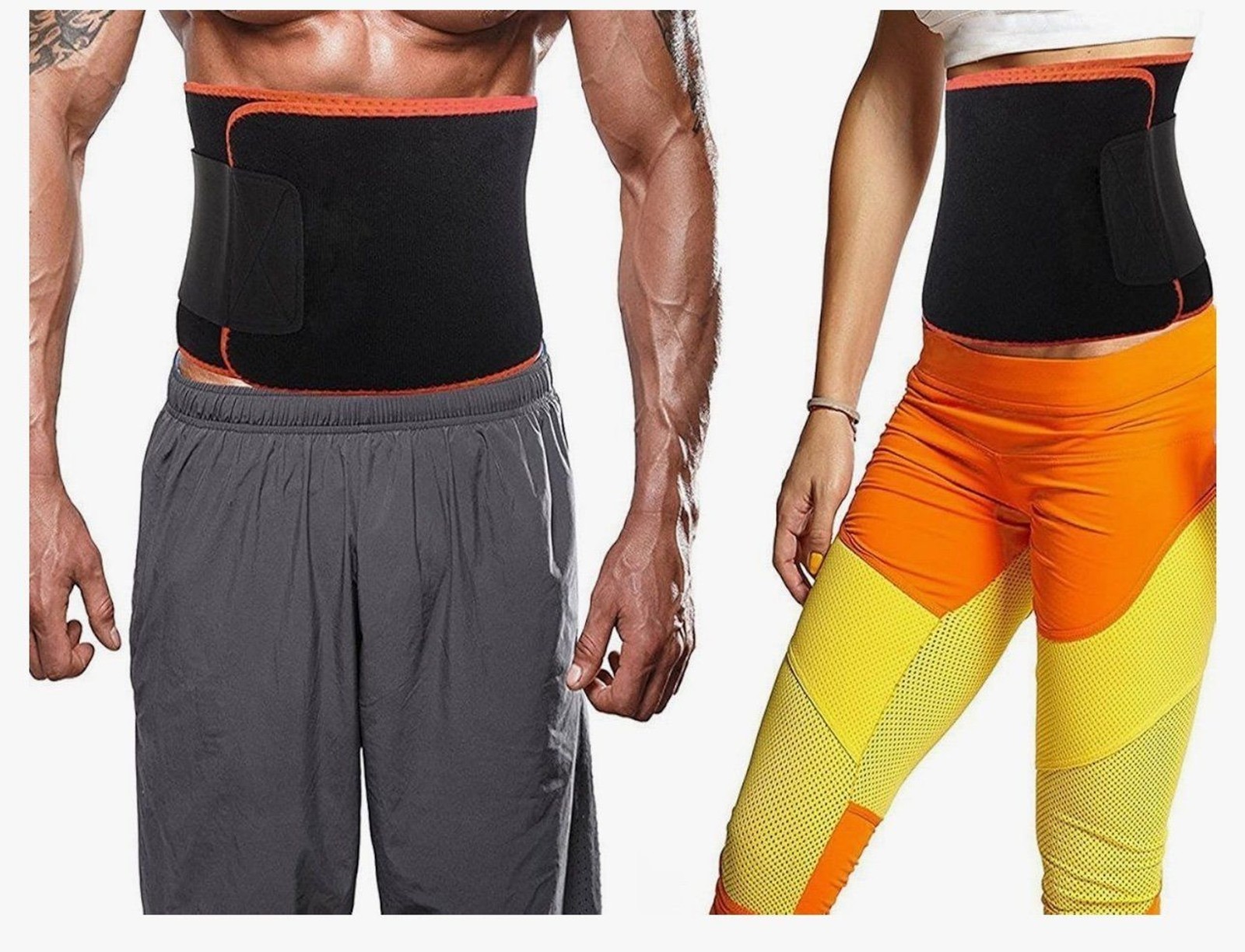 Women /Men Sweat belt waist trainer band New