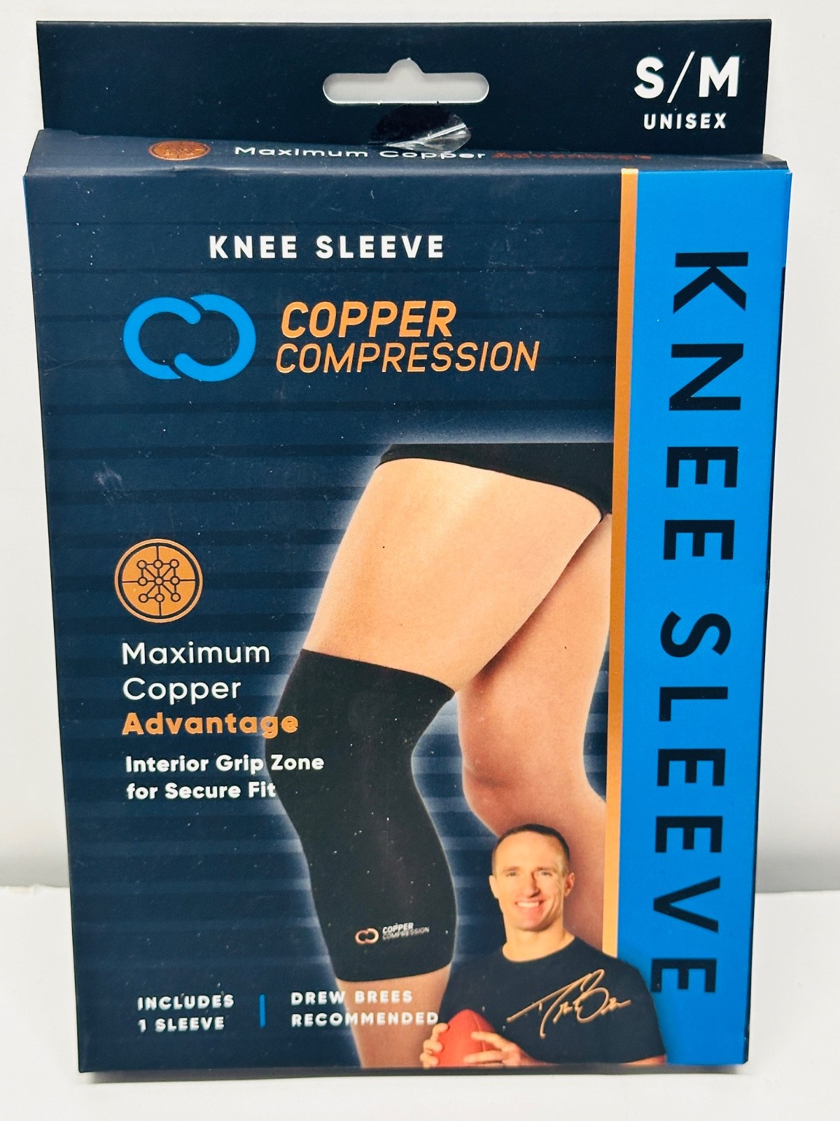 Copper Compression Knee Sleeve Copper Infused Small/Medium CCCKS BS3 – LOT OF 4
