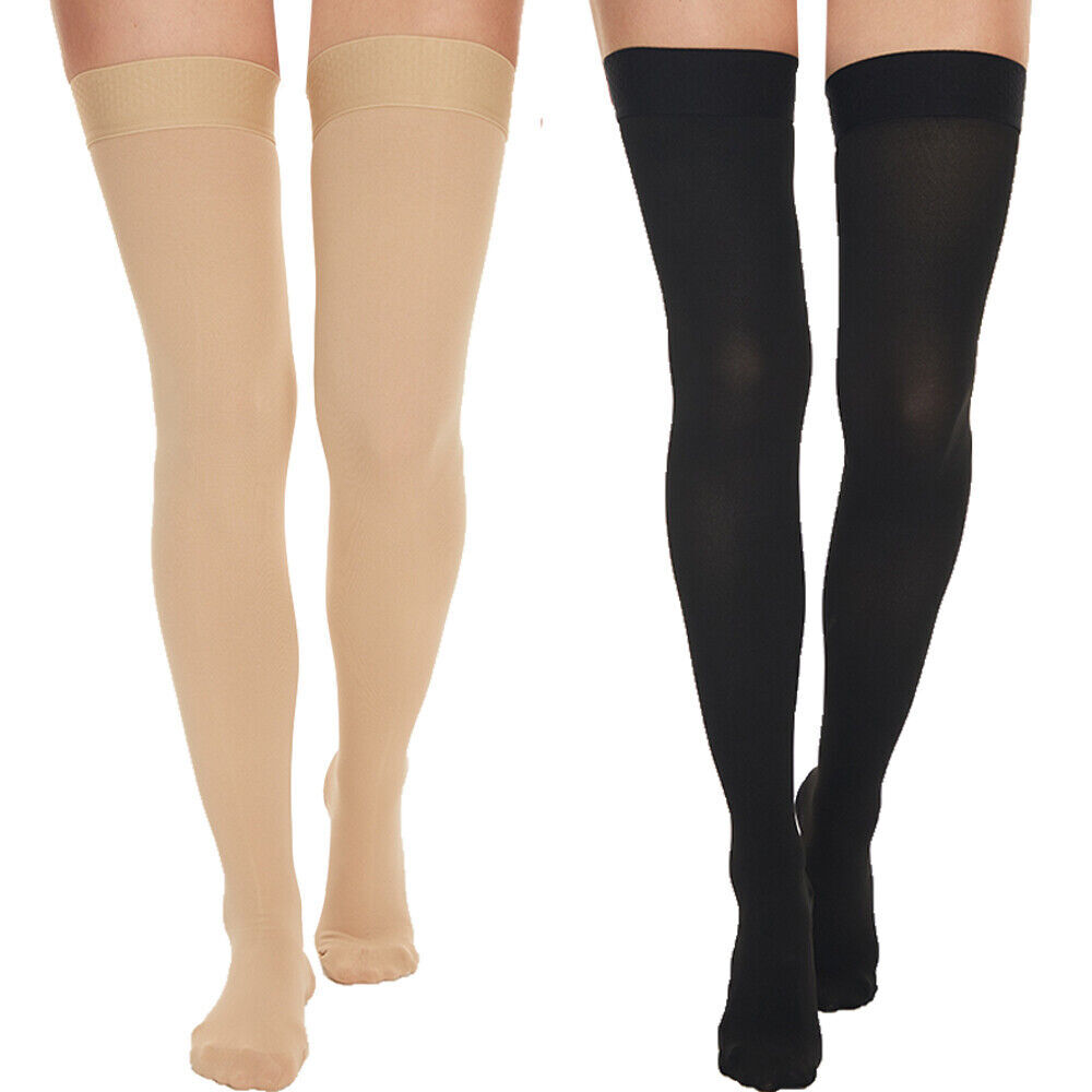 Thigh High Compression Socks Over the Knee Circulation Stockings for Women & Men