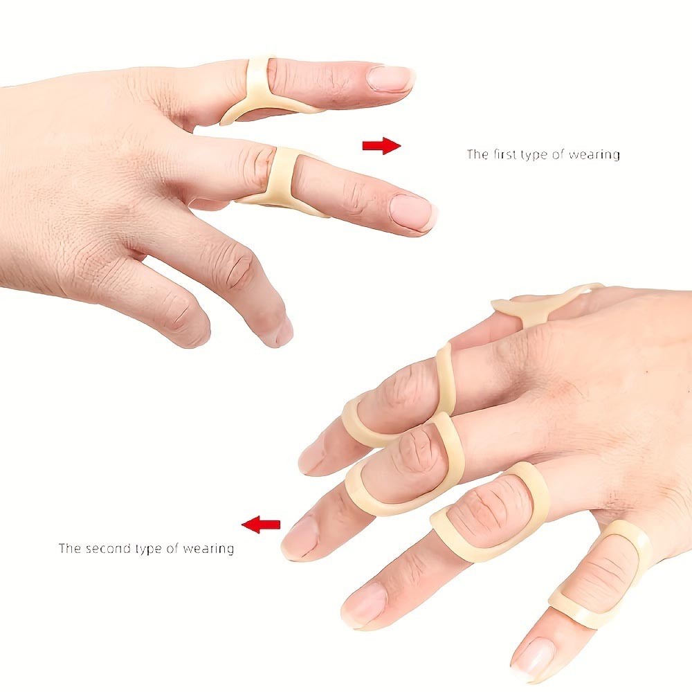 Finger-Splint Durable Secure-Fit Compact Easy-To-Use 14-Piece Oval Finger Splint