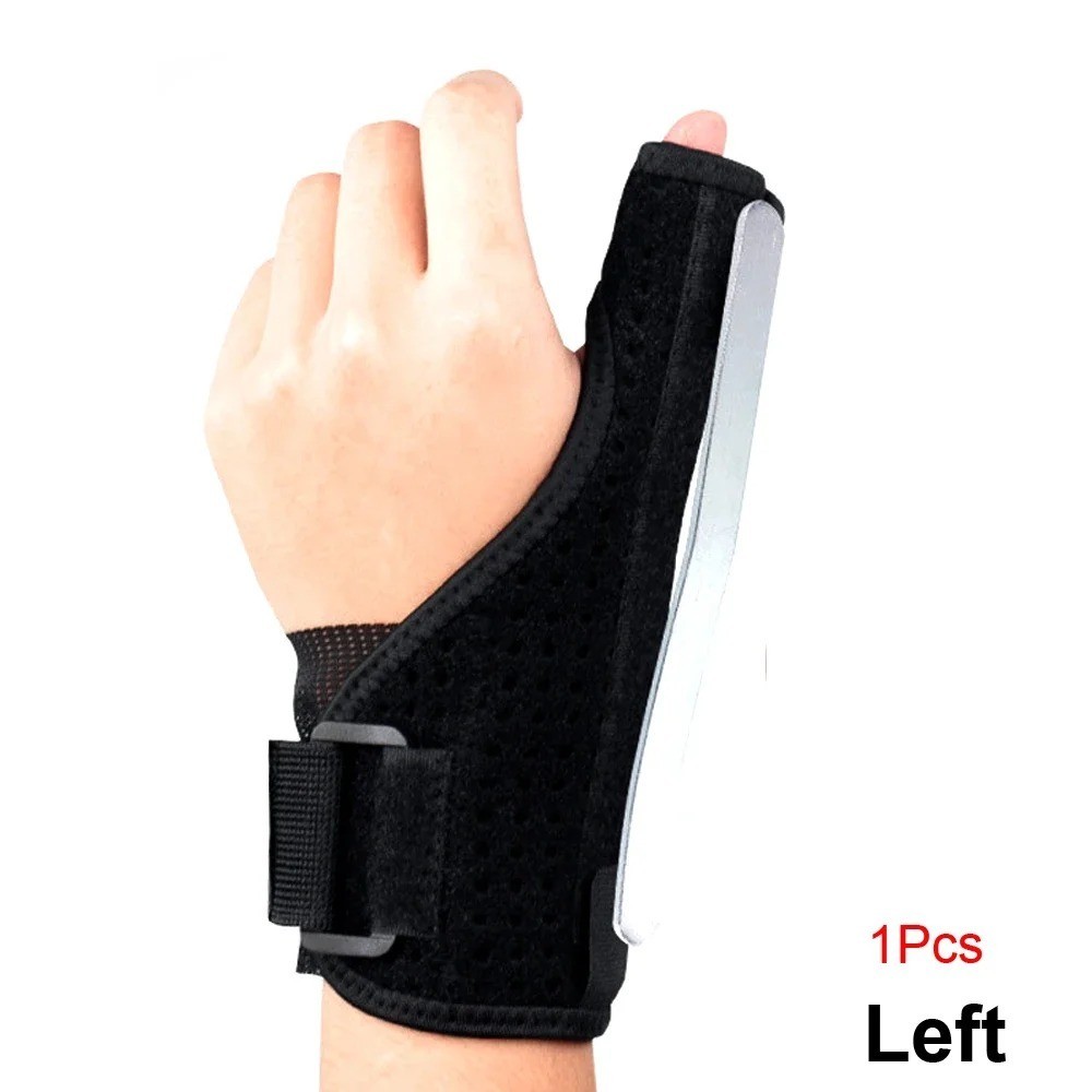 Thumb Wrist Support Brace Carpal Tunnel Sprain Splint Arthritis Left Right Black
